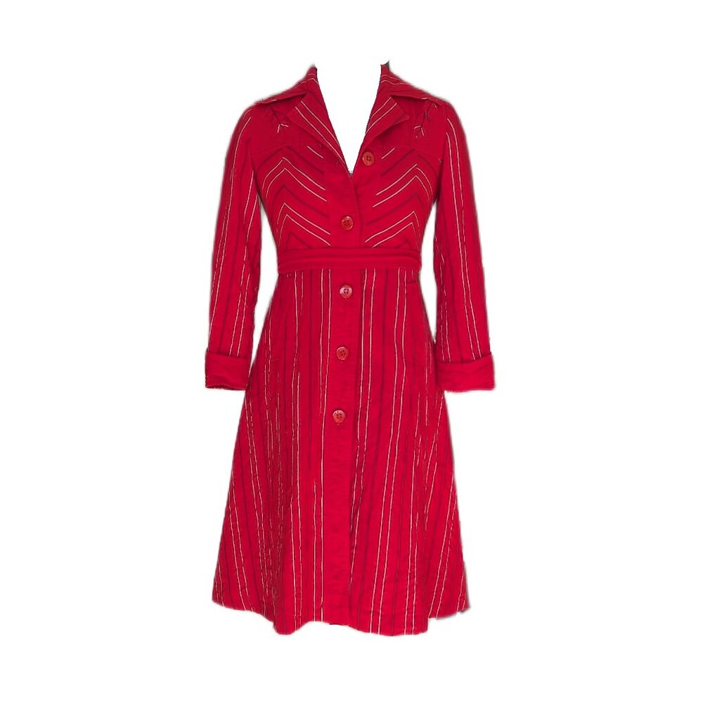 Handmade Red Western Dress